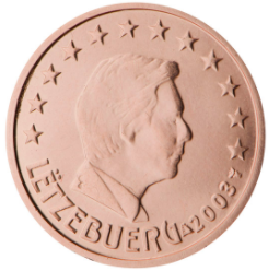 2 cent 2012 Luxembursko ob.UNC