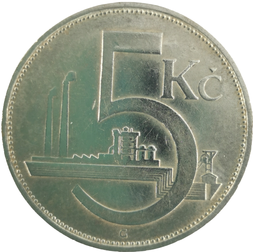 5 Koruna 1930 Československo