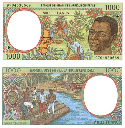 1000 Francs 1994 Kamerun (Stredoafrická Republika) UNC 