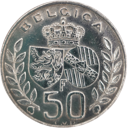50 Francs 1960 Belgicko, Wedding