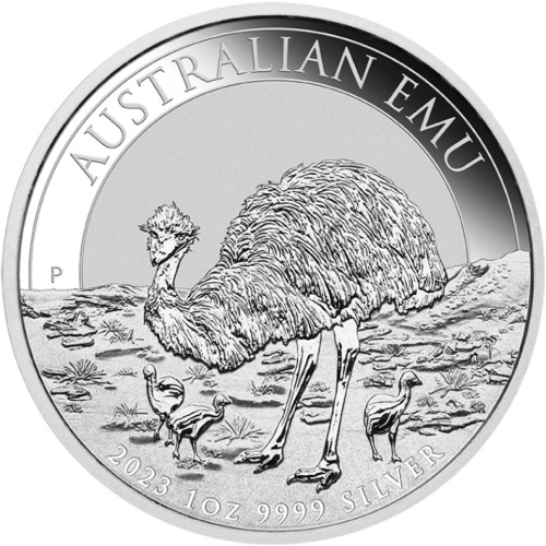 Dollar 2023 Austrália BU 1 Oz Ag, Australian Emu