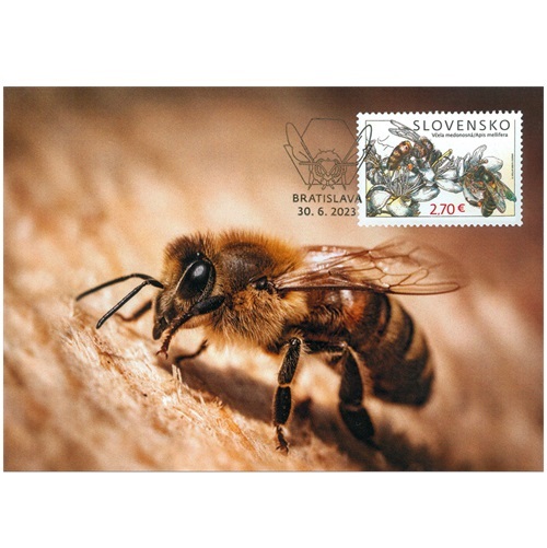 Carte maximum 2023 Slovensko, Ochrana prírody: Včely