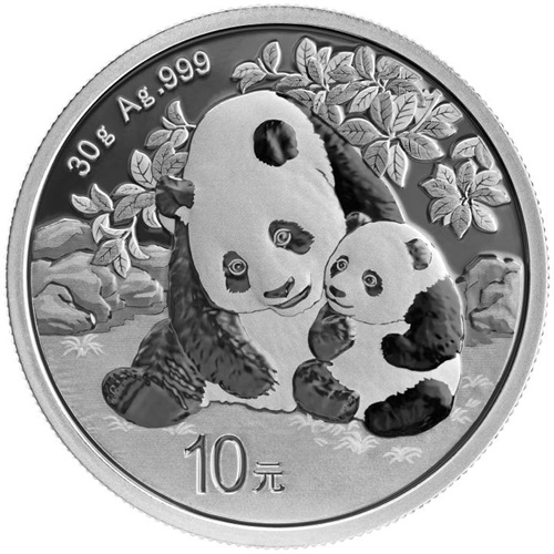 10 Yuan 2024 Čína BU 30g Ag, Chinese Panda
