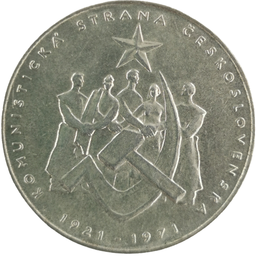 50 Korún 1971 Československo BK, 50 rokov KČS