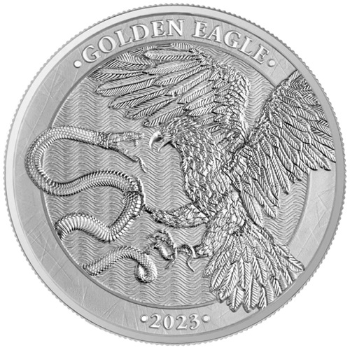 5 euro 2023 Malta BU 1 Oz Ag Golden Eagle