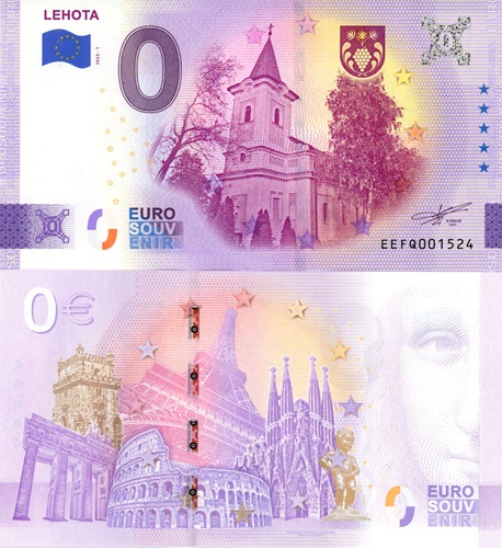 0 euro suvenír 2023/1 Slovensko UNC Lehota (ND)