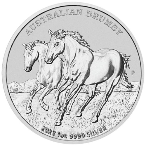 Dollar 2023 Austrália BU 1 Oz Ag, Australian Brumby 