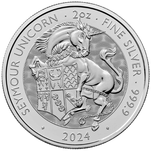 5 Pounds 2024 Anglicko BU 2 Oz Ag, The Seymour Unicorn