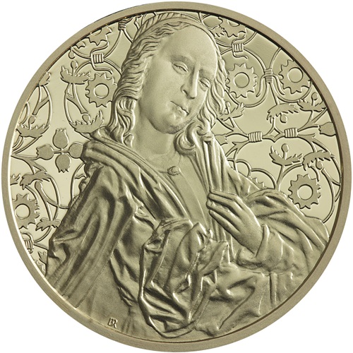 Medaila MS pozlátená, Vianočná medaila 2023