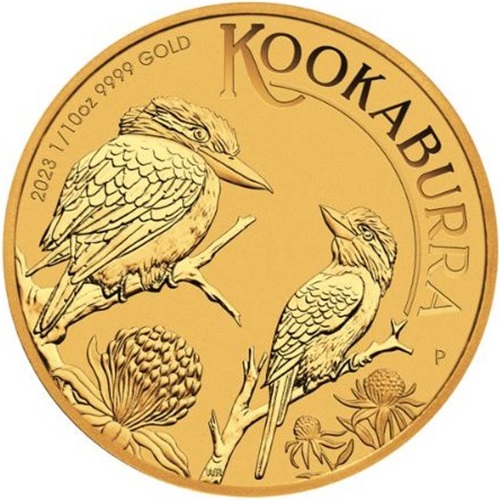 15 Dollars 2023 Austrália BU 1/10 Oz Au Kookaburra 