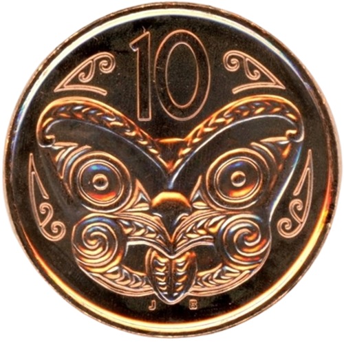 10 Cents 2016 Nový Zéland UNC