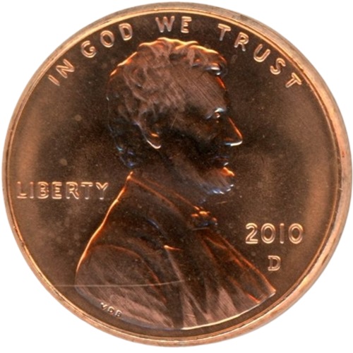 1 cent 2010 D USA UNC, Lincoln