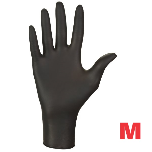 Nitrilové rukavice NITRYLEX pár, veľkosť M, čierne 