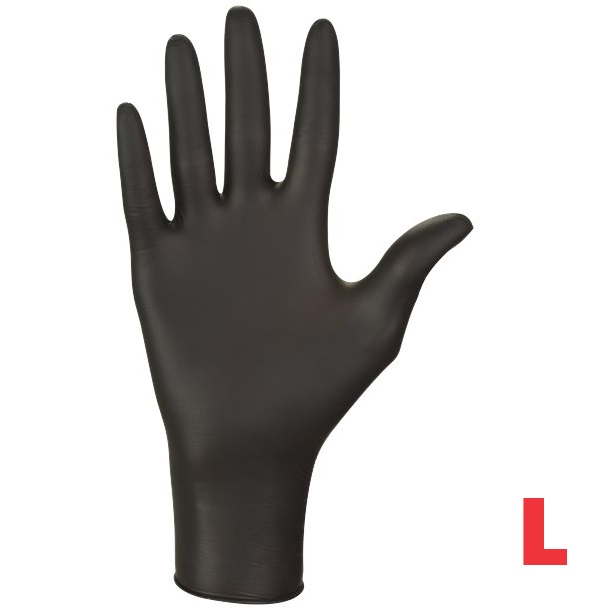 Nitrilové rukavice NITRYLEX pár, veľkosť L, čierne 