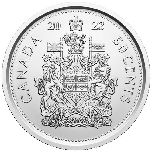 50 cents 2023 Kanada UNC, King Charles III