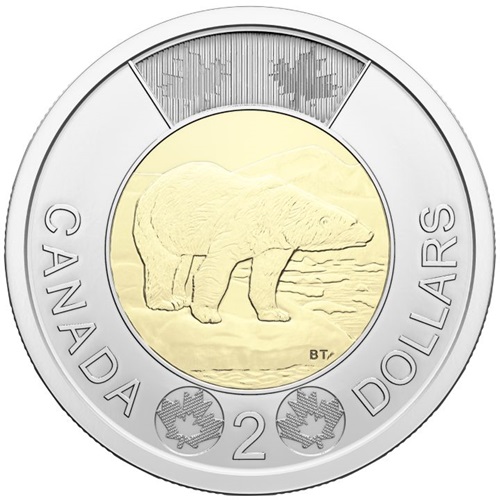 2 Dollars 2023 Kanada UNC, King Charles III