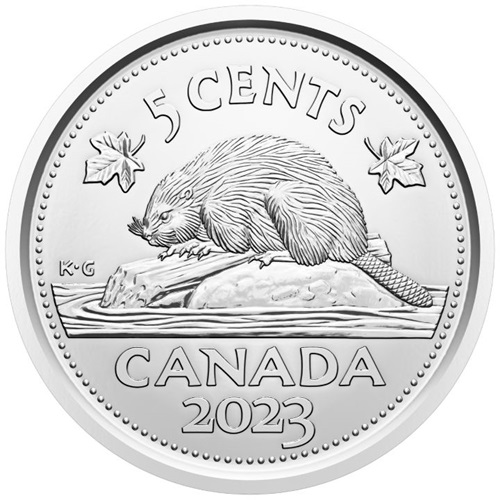 5 Cents 2023 Kanada UNC, King Charles III