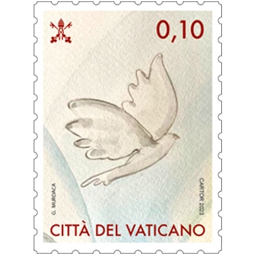 Známka 2023 Vatikán čistá, Desaťročie obnovy ekosystémov (0,10€)