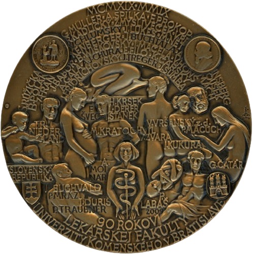 Medaila, Lekárska fakulta Univerzity Komenského v Bratislave
