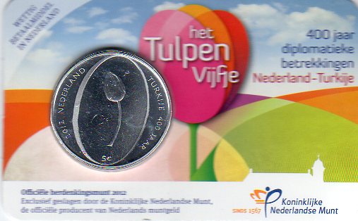 5 EURO 2012 Holandsko cc.UNC 400 r. CARD