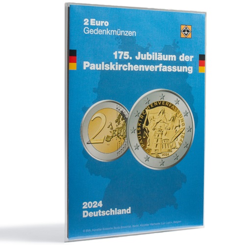 Mincová karta pre 2 euro mince Nemecko 2024 kostol sv. Pavla v Mníchove