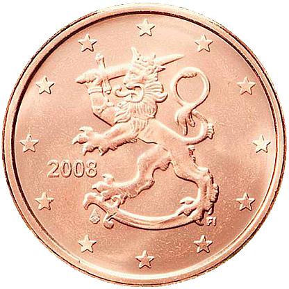 2 cent 2013 Fínsko ob.UNC
