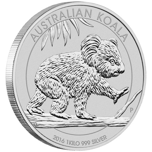 30 Dollars 2016 Austrália BU 1 Kg Ag, Australian Koala