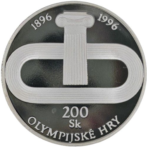 200 korún 1996 Slovensko PROOF, Novodobé olympijske hry