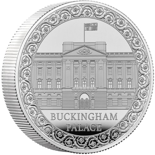 5 Pounds 2024 Anglicko PROOF, Piedfort Buckingham Palace
