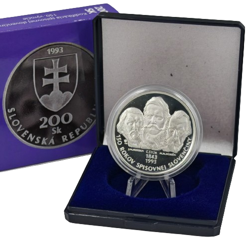 200 korún 1993 Slovensko PROOF, kodifikácia spisovnej slovenčiny