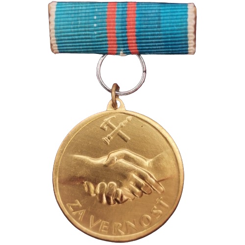 Medaila Československo, Hasičská medaila za vernosť - 20 rokov