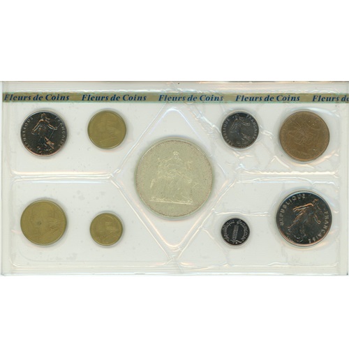 SADA 1975 Francúzsko BU (66,86 Francs), Ag 50 Francs 