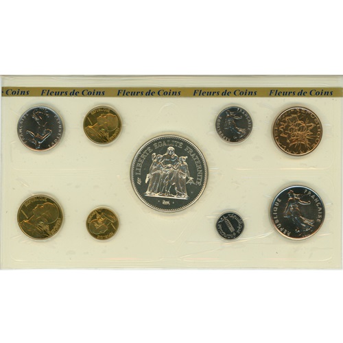 SADA 1976 Francúzsko BU (66,86 Francs), Ag 50 Francs 