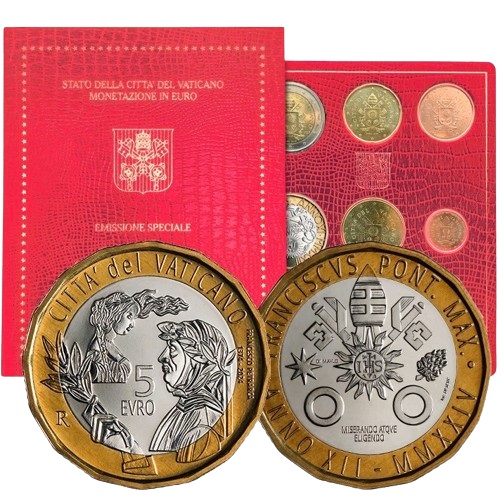 SADA 2024 Vatikán BU + 5 euro Francesco Petrarch (8,88 €)