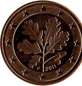 5 cent 2004 Nemecko ob.UNC F