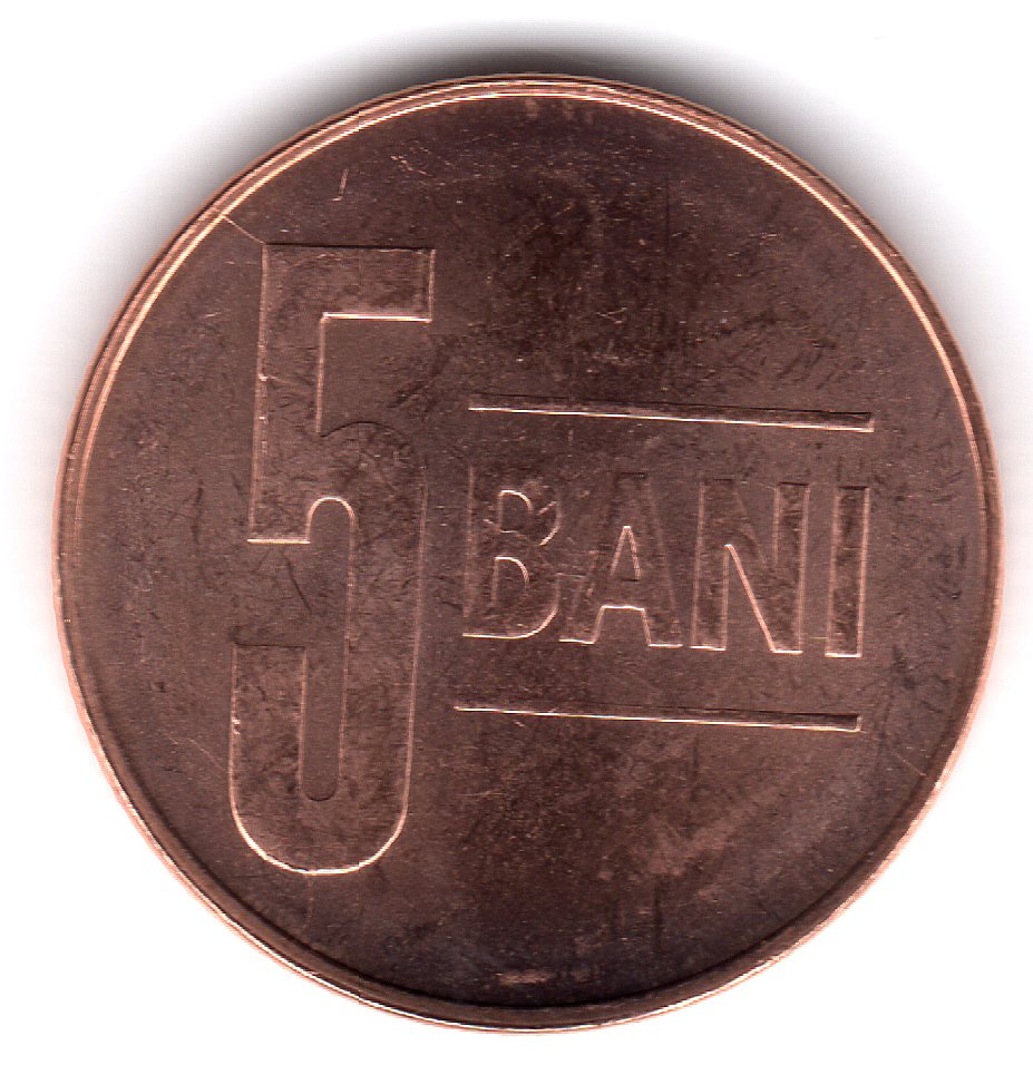 5 Bani 2010 Rumunsko ob.UNC