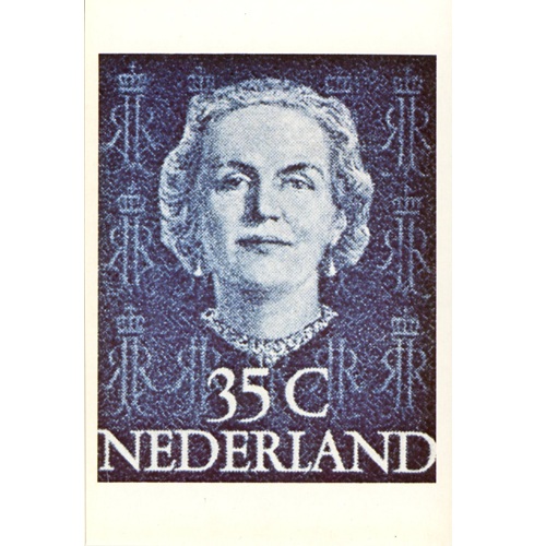 Pohľadnica 1980 Holandsko čistá, Kráľovná Juliana (35 C)