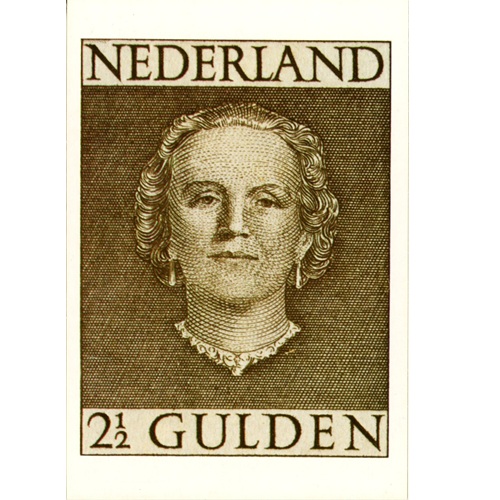 Pohľadnica 1980 Holandsko čistá, Kráľovná Juliana - Gulden (2 1/2G)