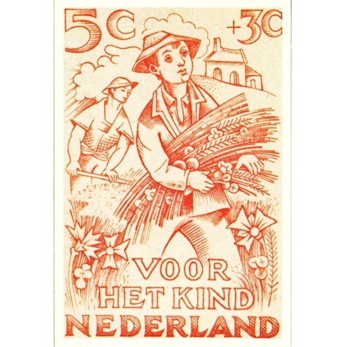 Pohľadnica 1980 Holandsko čistá, Starostlivosť o deti (5+3 C)