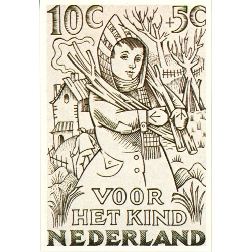 Pohľadnica 1980 Holandsko čistá, Starostlivosť o deti (10+5 C)
