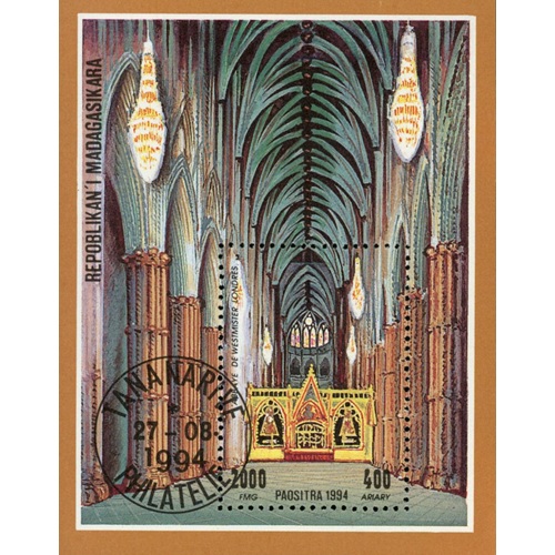 Hárček 1994 Madagaskar pečiatkovaný, Katedrály