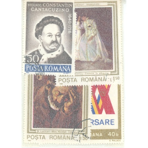 Balíček poštových známok 20 ks Rumunsko, pečiatkované 