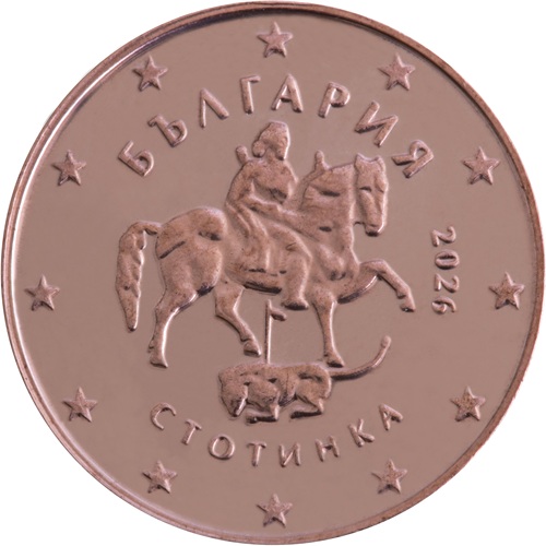 1 cent 2026 Bulharsko ob.UNC