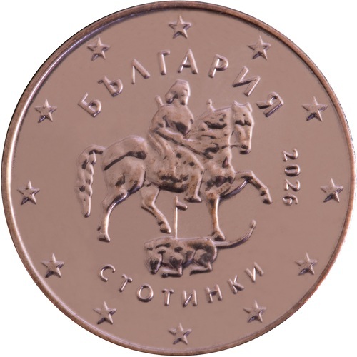 2 cent 2026 Bulharsko ob.UNC
