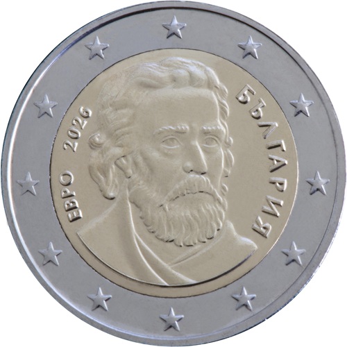 2 euro 2026 Bulharsko ob.UNC