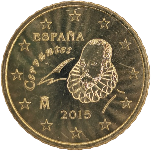50 cent 2015 Španielsko ob.UNC