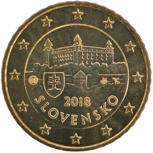 50 cent 2018 Slovensko ob.UNC