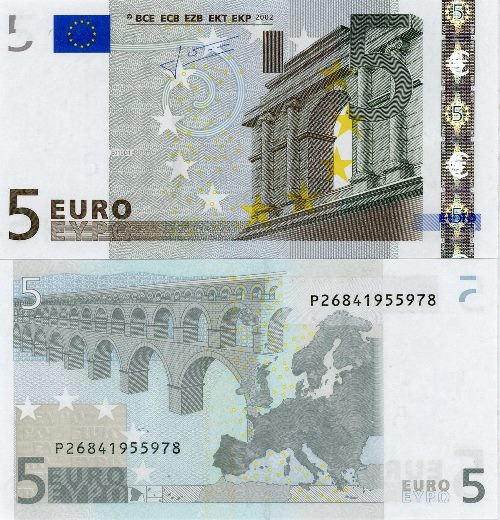 5 euro 2002 EU Jean C. Trichet P/E010D1