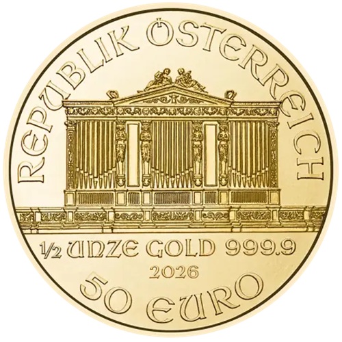 100 euro 2026 Rakúsko BU 1 Oz Au, Wiener Philharmoniker
