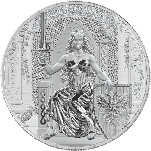 5 Mark 2026 Germania BU 1 Oz Ag, Germania 